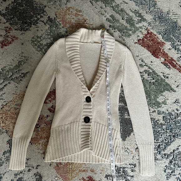 Vintage Y2K Women’s Shawl Collar Heavy Cardigan Sweater EUC - Picture 14 of 16